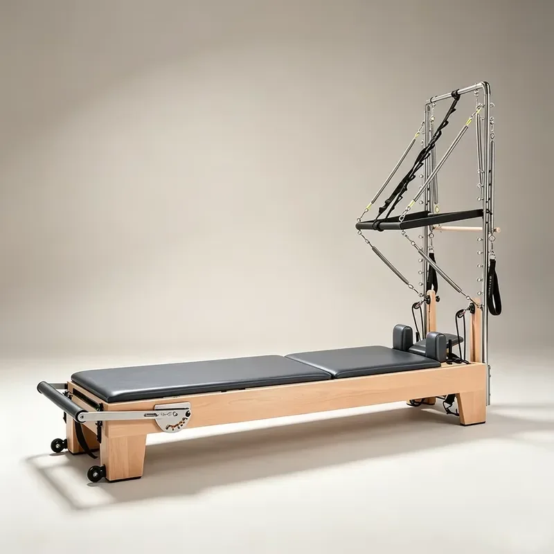 for White Maple Australian Style Wooden Flat Bed with Half Height Training Equipment