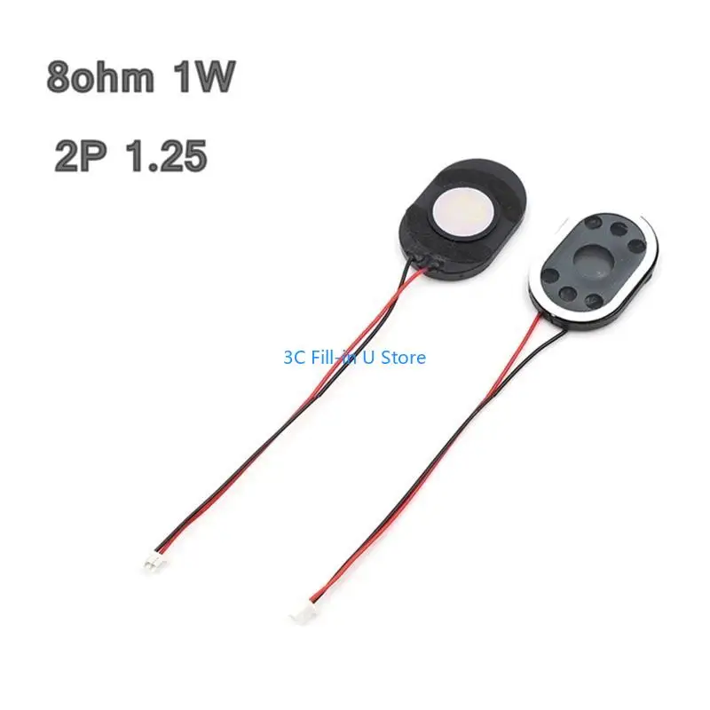Пакет G8TA 2PCS Портативный динамик Mini 2030 8OM 1W Goundspeaker с кабелем