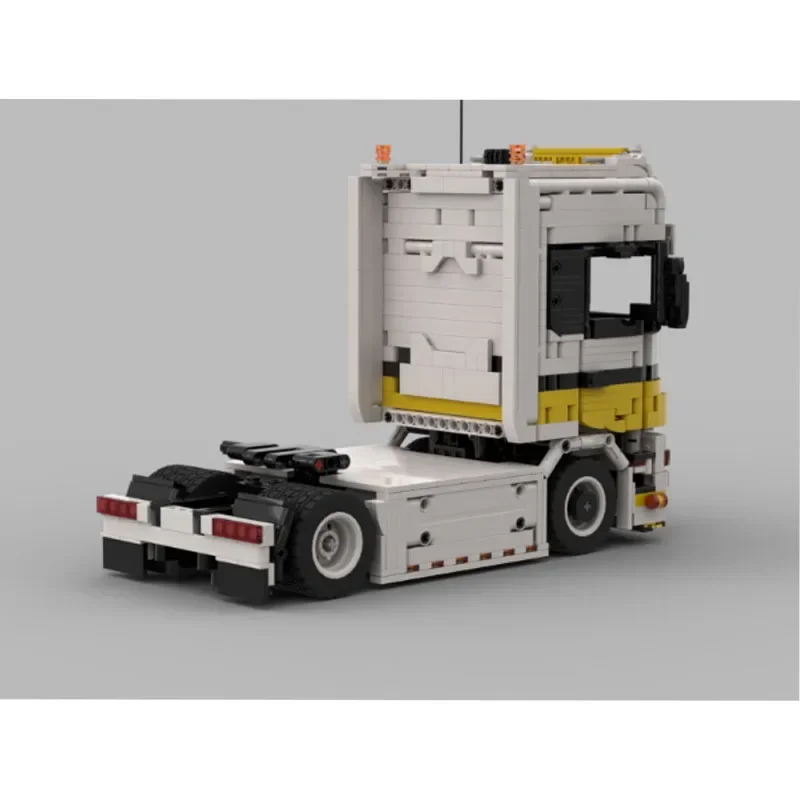 

MOC-191616 Cargo Transport Truck Head Racing Building Block Model 1615 Parts Children Boy Birthday Building Blocks Toy Gift