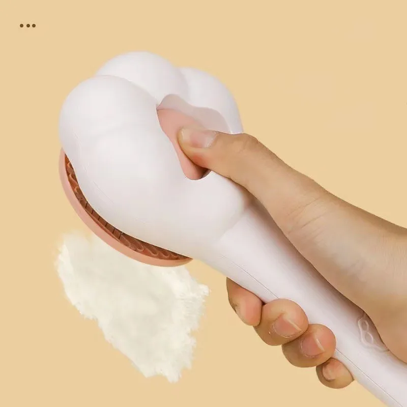 Cat Paw Design Pet Grooming Brush Soft Needle Massage Comb Self-clean Hair Remover for Cats Dogs Household Pet Tool view 3