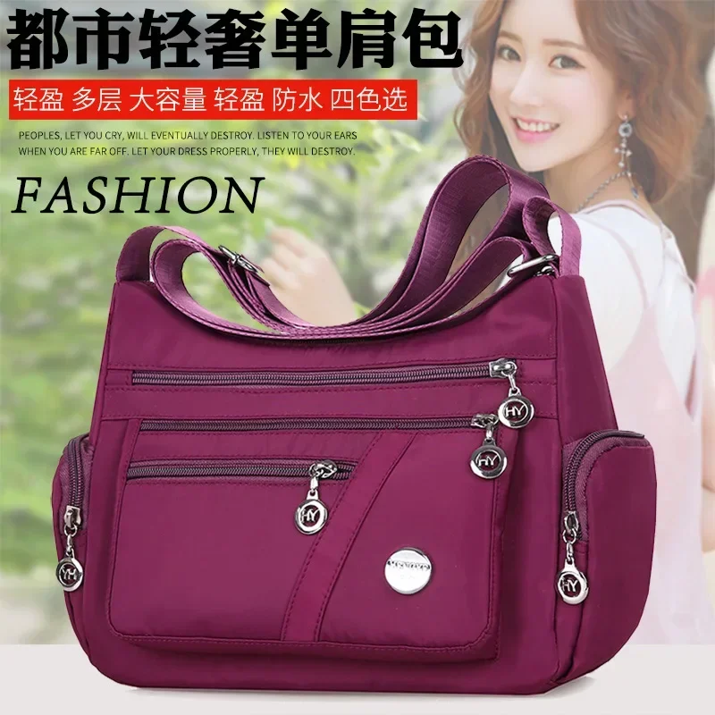 Moda na co dzień torba na ramię typu crossbody torba damska nylonowe wodoodporne torby listonoszki dla torebek damskich wysokiej jakości wielofunkcyjne