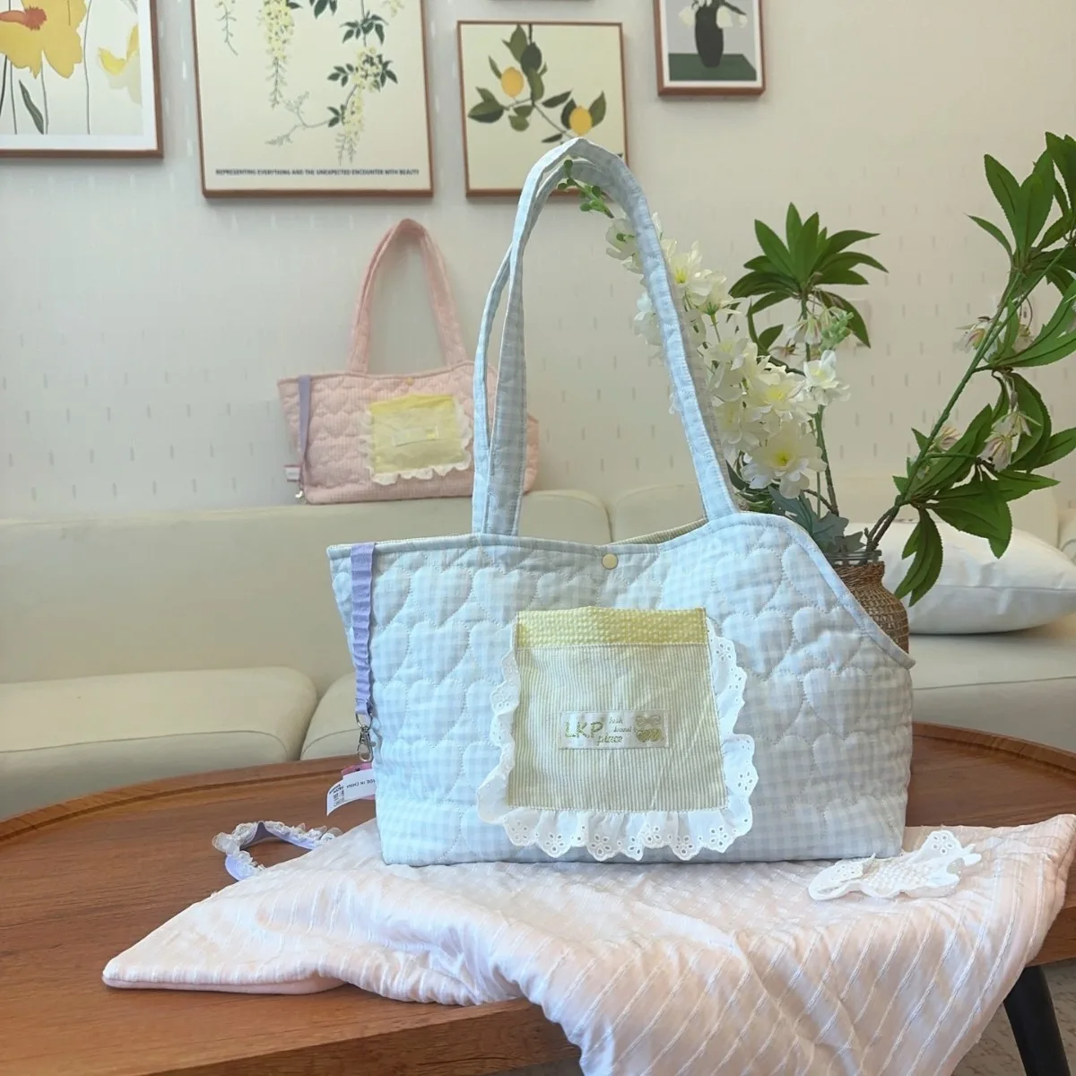 

Convenient Portable Dog Bag Lightweight Single oulder Pet Carrier Handheld ket for Small Breeds Daily Use