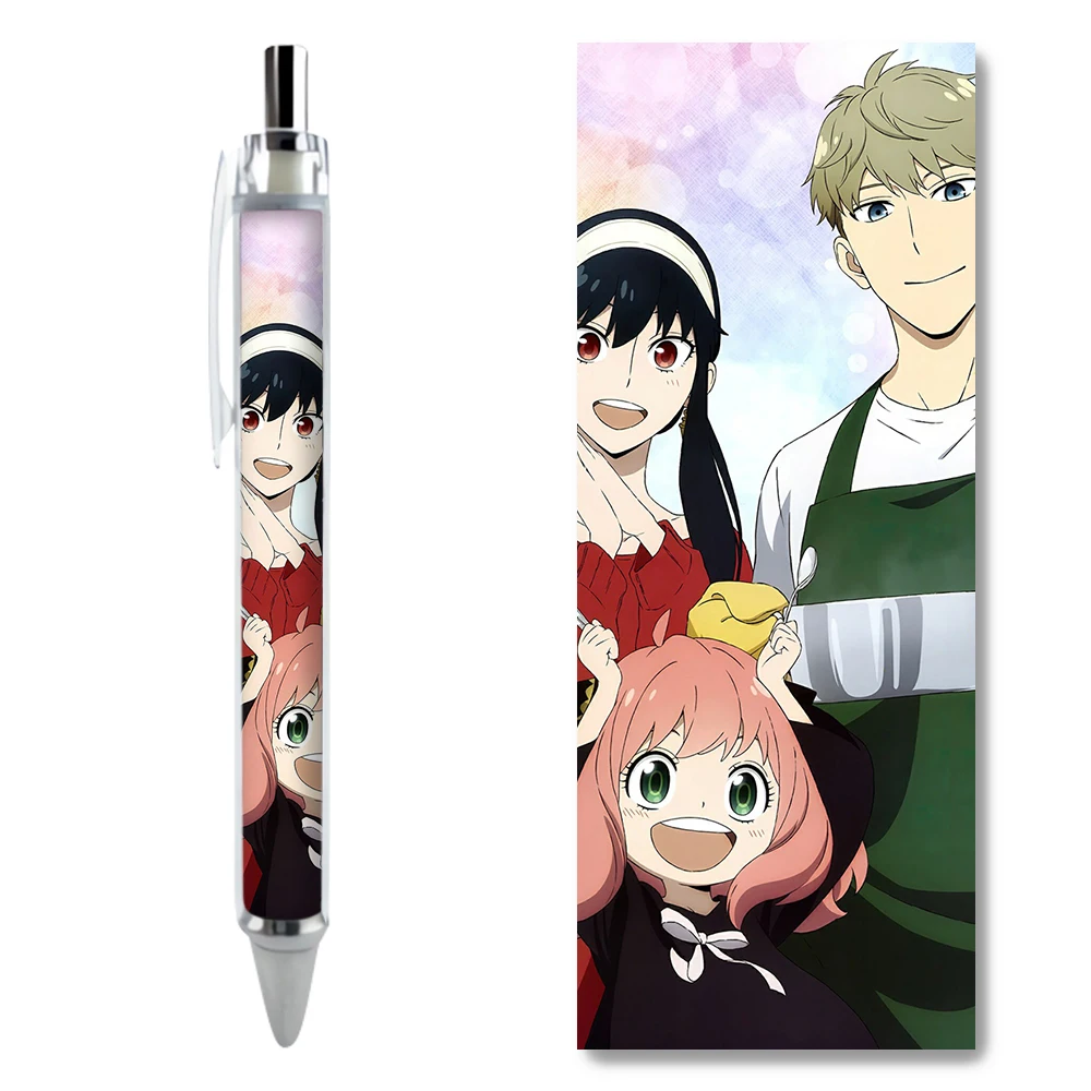 2/4PCS Anime Loid Forger Anya Character Gel Pens Adorable Aesthetic Stationery Pretty Exclusive Design Supplies Birthday Gifts