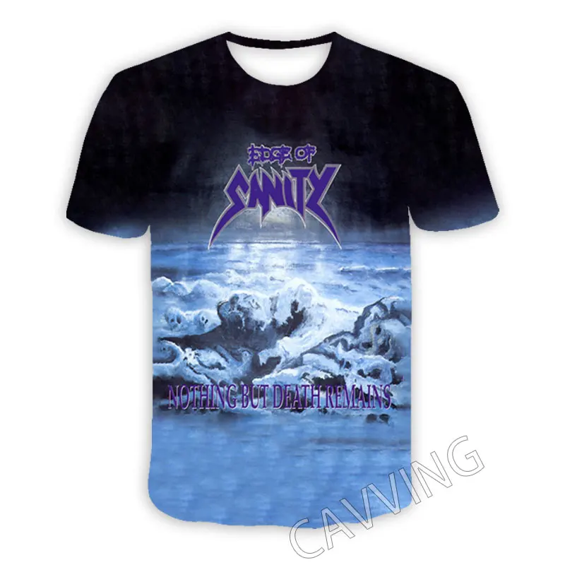 New Fashion Women/Men\'s 3D Print Edge of Sanity Casual T-shirts Hip Hop Tshirts Harajuku Styles Tops Clothing