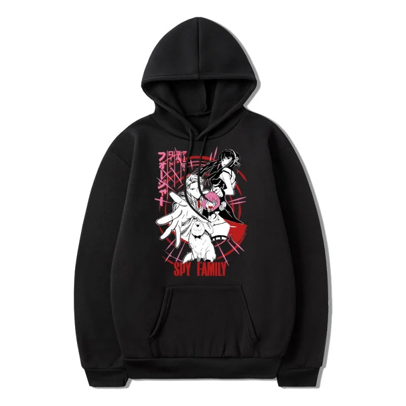 Spy X Family Anime Printed Hoodie Fashion Urban Street Clothing Simple Women's Creative Loose Youth Popular Leisure Sports