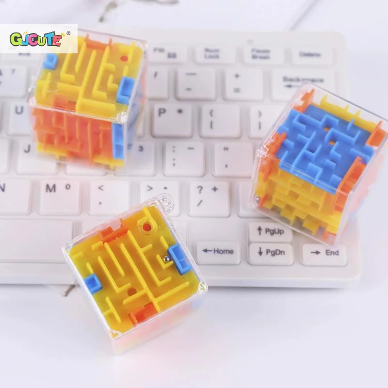 1/2/4Pcs Six-Sided Challenge Maze Transparent Puzzle Speed Cube Rolling Ball Cubes Maze Toys For Intellectual Toys