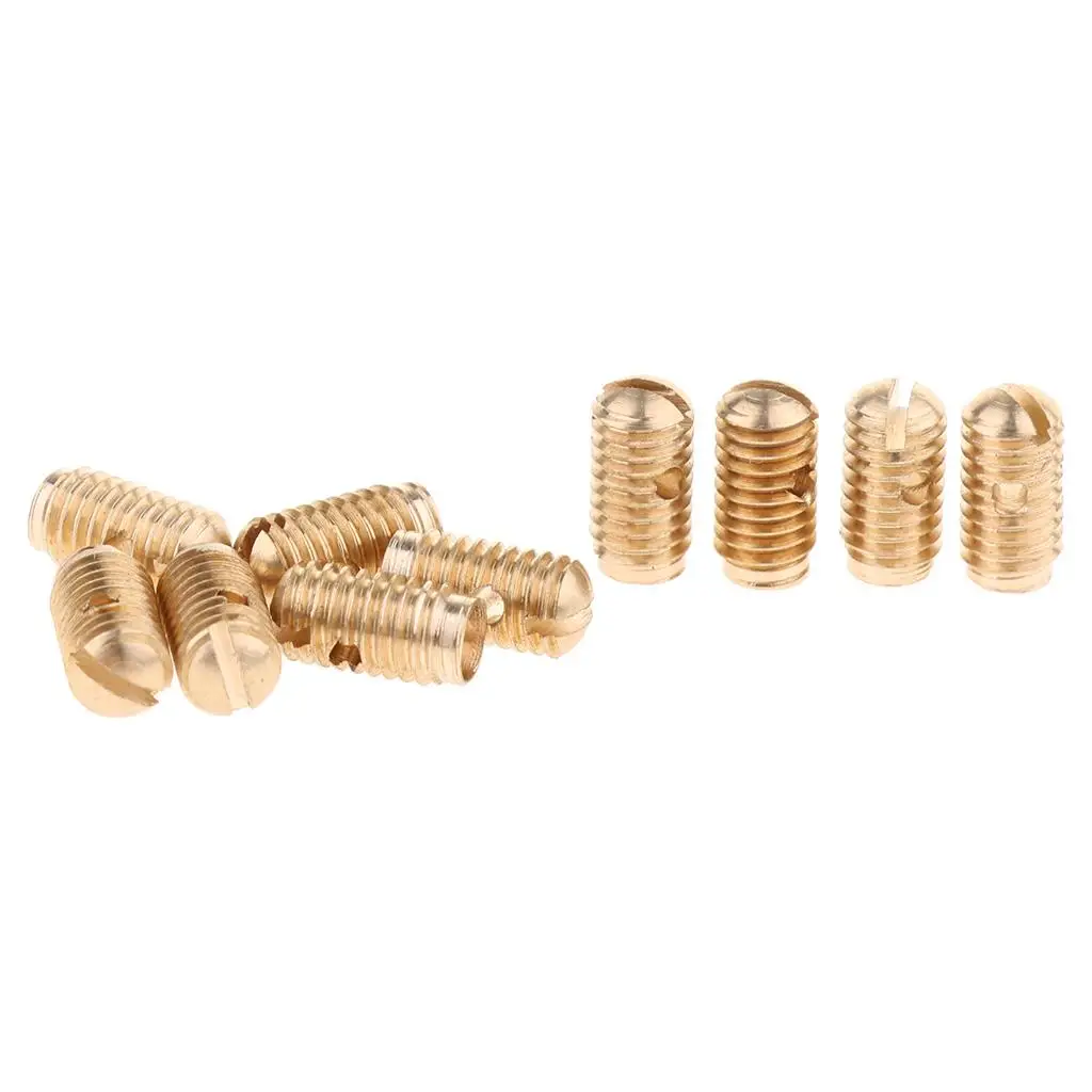 10pcs Alto Tenor Sax Adjustment Screws Copper for Woodwind Instrument Accessories