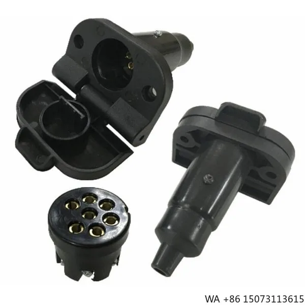 

Сертификация качества 7-контактная маленькая круглая розетка для прицепа с гнездовым разъемом для прицепа 7-контактный австралийский стиль