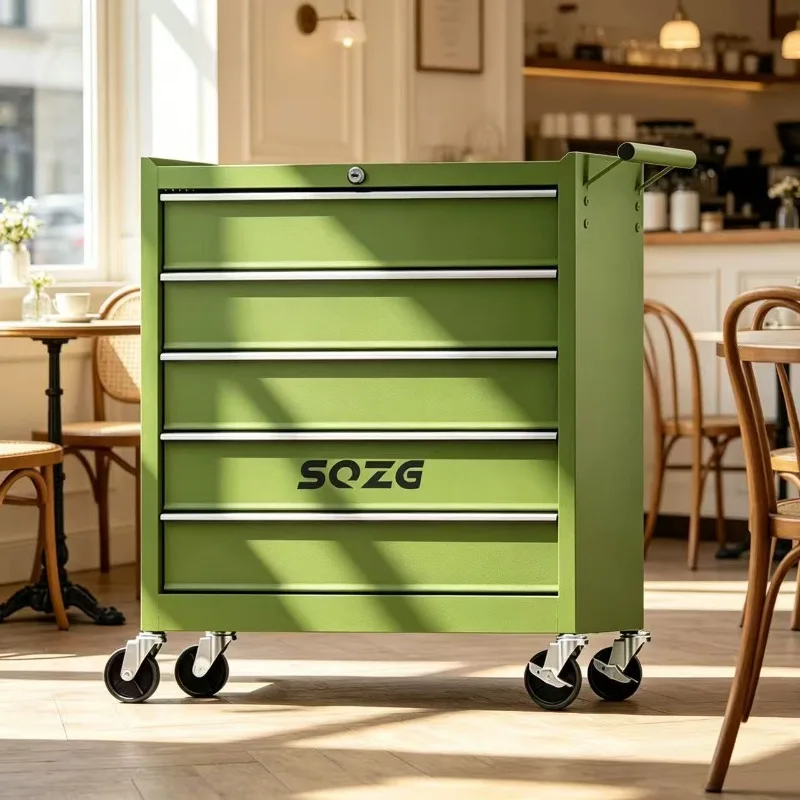 Movable Multifunctional Hairdressing Studio Classification Storage Hardware Tool Cabinet