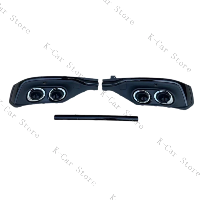 Auto Achterbumper Lip Splitter Diffuser Uitlaat Tips Achterbumper Nep Uitlaat Poort Accessoires Voor Audi Q5 Sportback 2020-2023