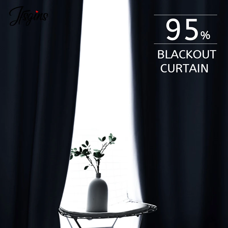 Elegant Window Blackout Curtains for Kitchen Doorways Short Curtain in the Living Room Bedroom Drape Tende Cortinas High Shading