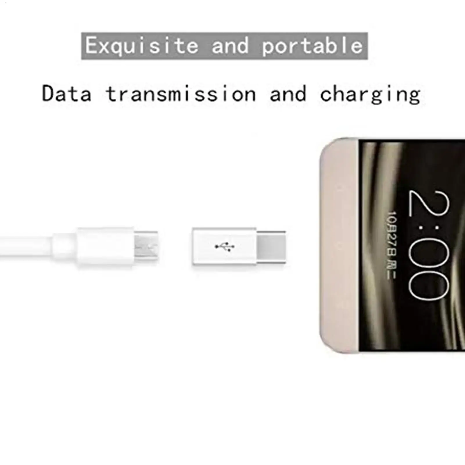 For Otg Micro To Type-c USB C Converter Type C Connector For Phone High-Speed Data Transfer Adapter Head With Compact Structure