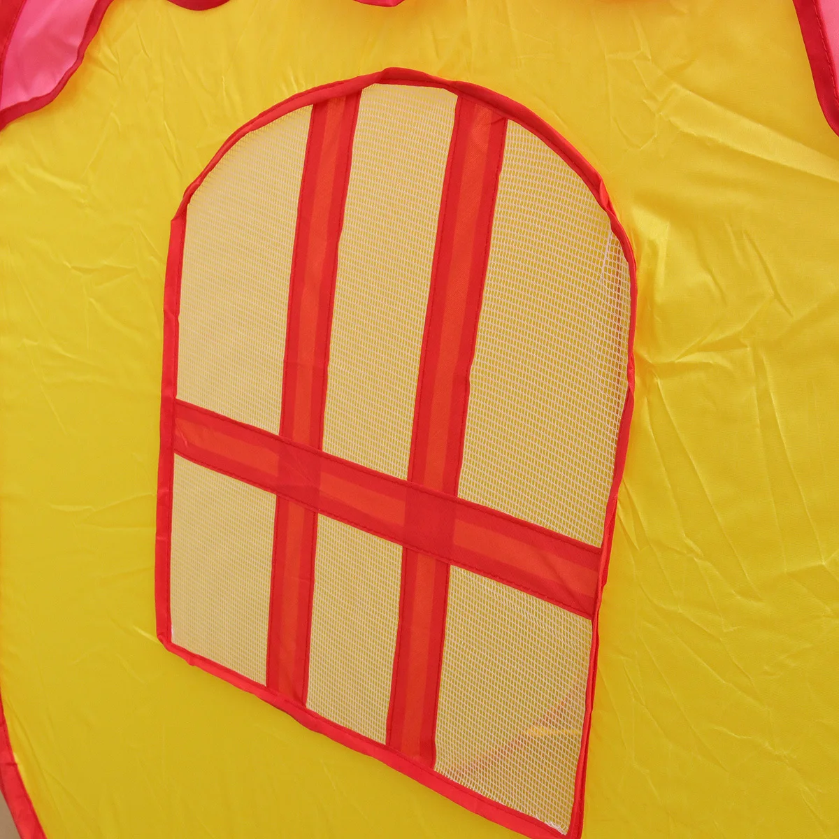 

Foldable Pink Kids Play Tent House Indoor Outdoor Game Play Tent Castle Ocean Ball Pool Suitable Age 4 to 6 Easy Clean