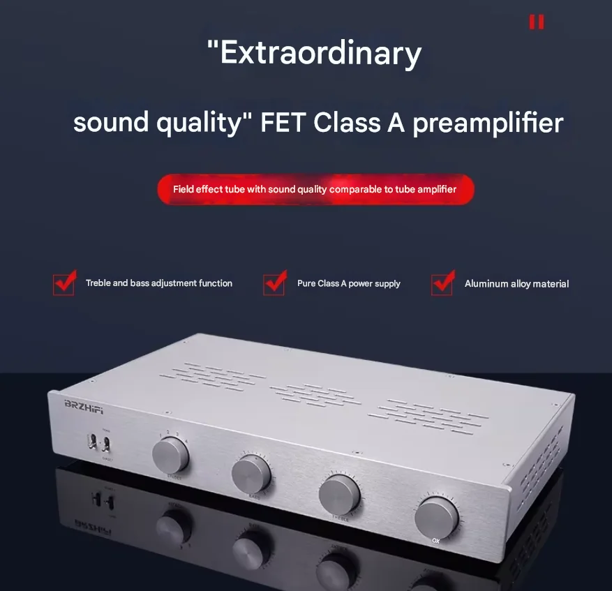 Reference Shanshui 711 Line FET Preamplifier Hifi Audiophile Tone Preamplifier Audio