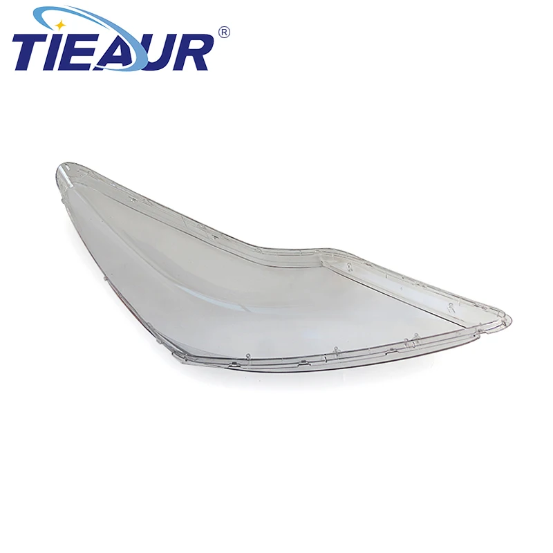TIEAUR اكسسوارات السيارات البلاستيك الشفاف غطاء مصباح الجبهة العلوي قذيفة كشافات غطاء الزجاج ل جينيسيس 2007 سنة