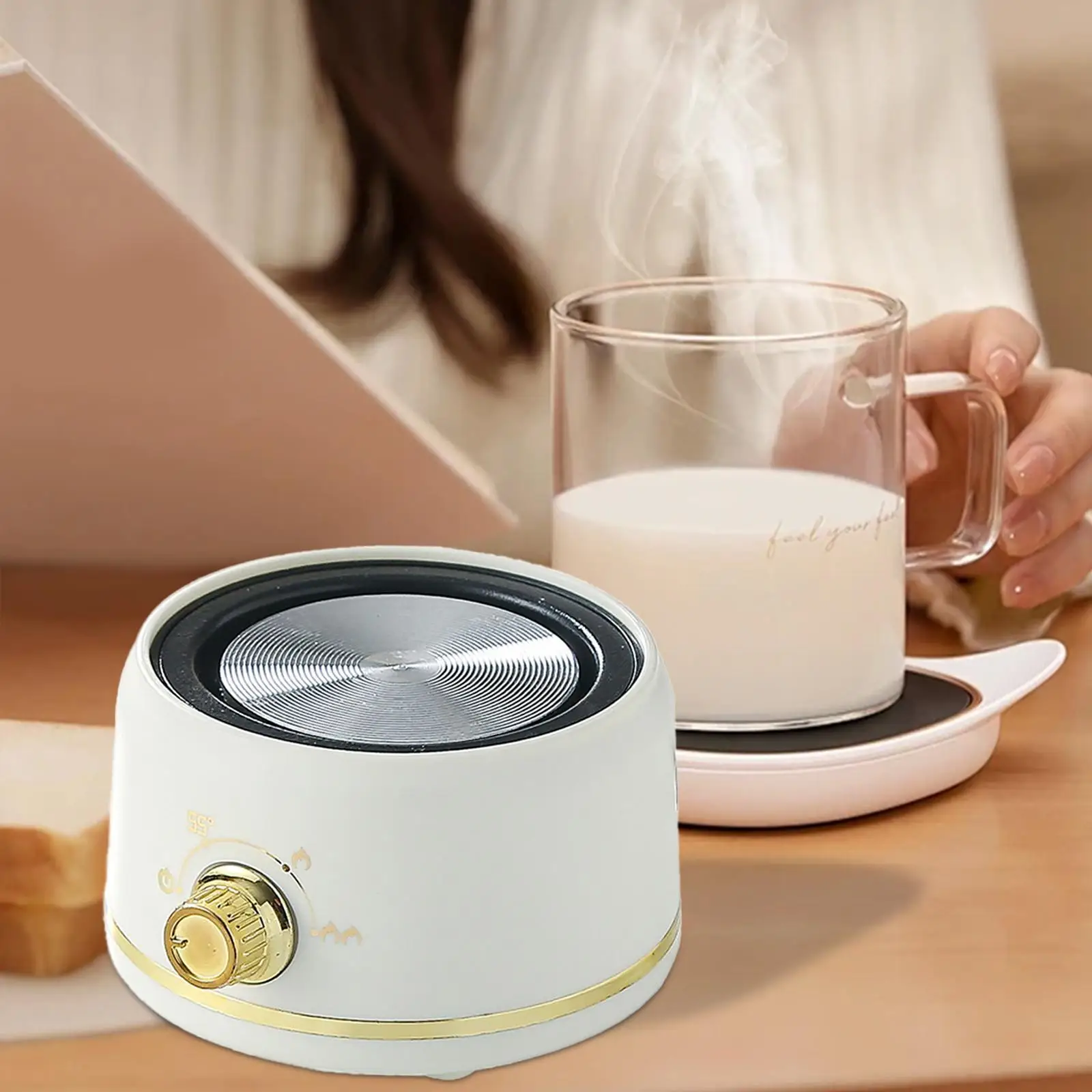 Ceramic Wax Melt Warmer Electric Oil Burner Candle Heater Lamp for Home and Gift Use