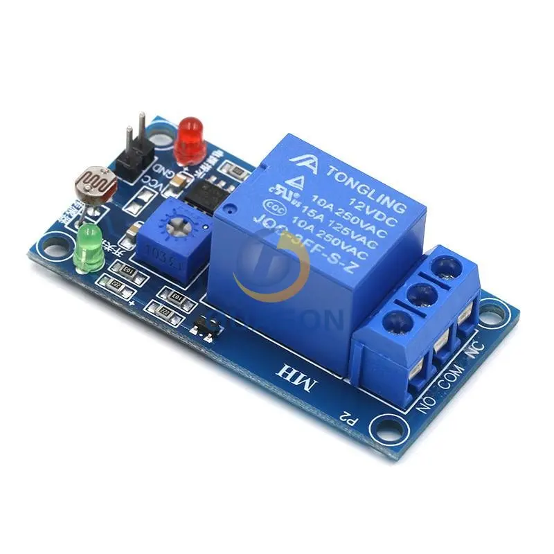 5V 12V Light Photoswitch Sensor Switch LDR Photoresistor Relay Module Light Detection Photosensitive Sensor Board