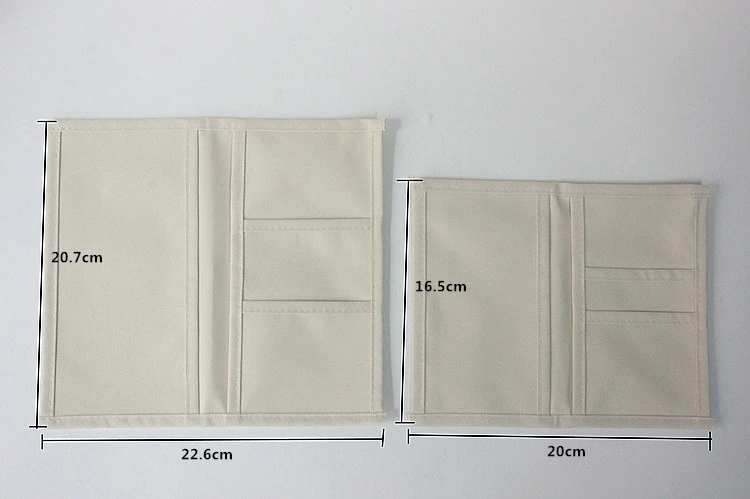 2 STKS Ritsvak Navulling Voor Travele Dagboek Pouch PVC Clear Kraft Doek