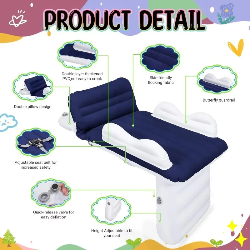 XMSJ Portable Inflatable Airplane Bed For Kids Custom Convertible Car Mattress For Home Furniture