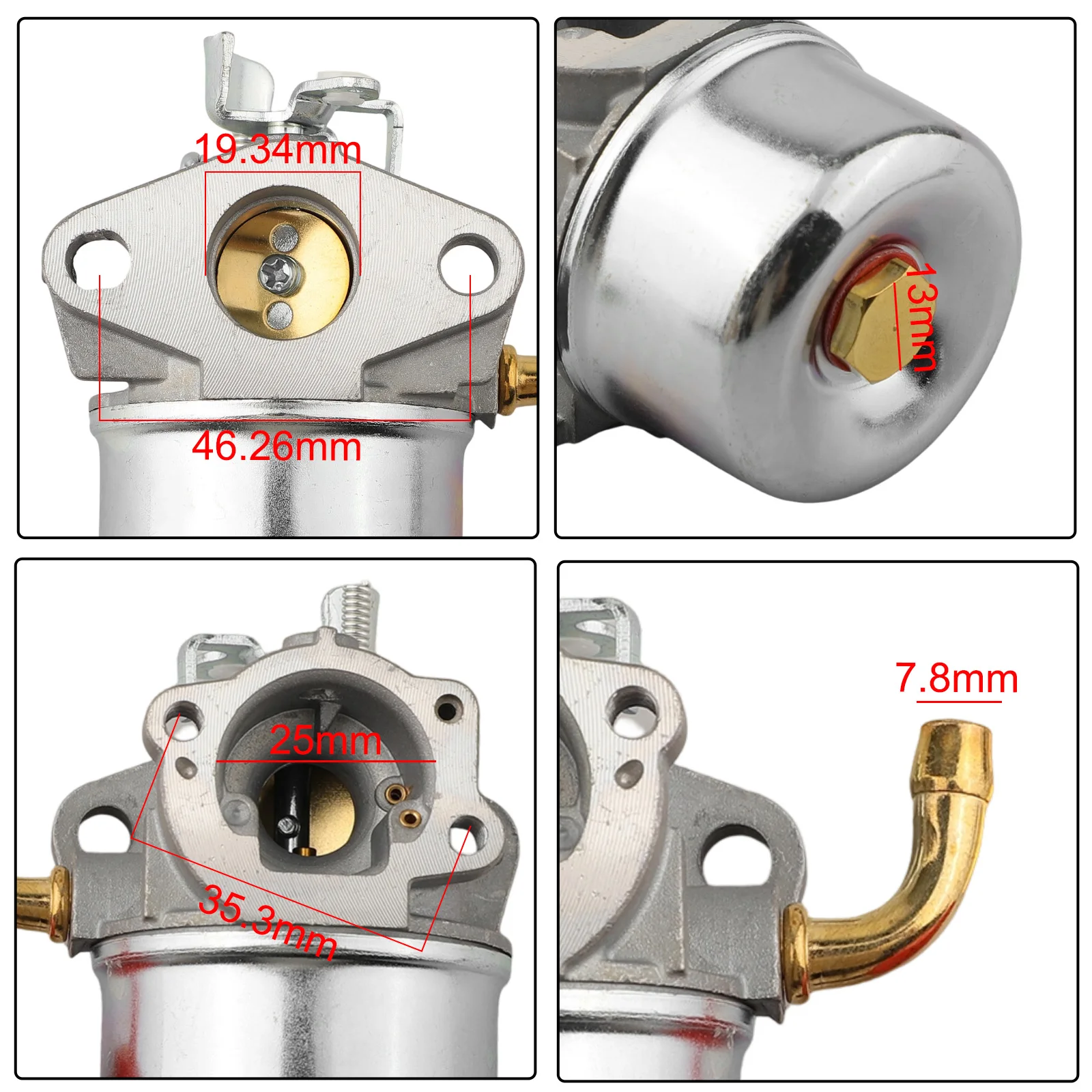 Carburetor For BS Engines Engine Support Carburetor Replacement 798653 Carburetor Lightweight Design Garden Engine Repair