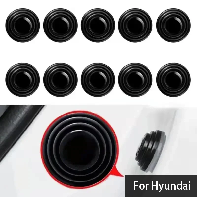 

Car Stickers Car door Soundproof Patch Shock Absorber Gasket For Hyundai Tucson I30 Santafe Accent Kona Elantra Ioniq IX35 I20 G
