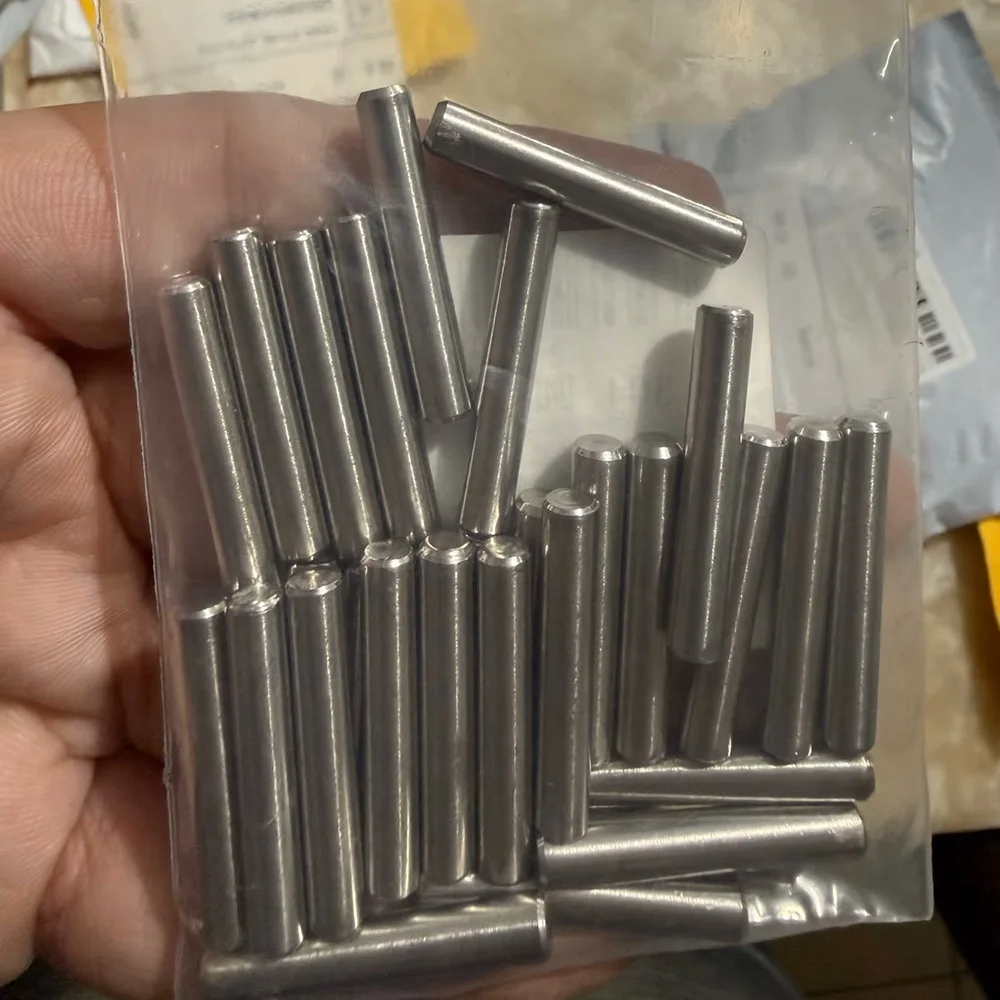 304 A2 Stainless Steel Parallel Dowel Pin GB119 Solid Cylindrical Locating Pin Precision Positioning Shaft Pin M1.5-M12