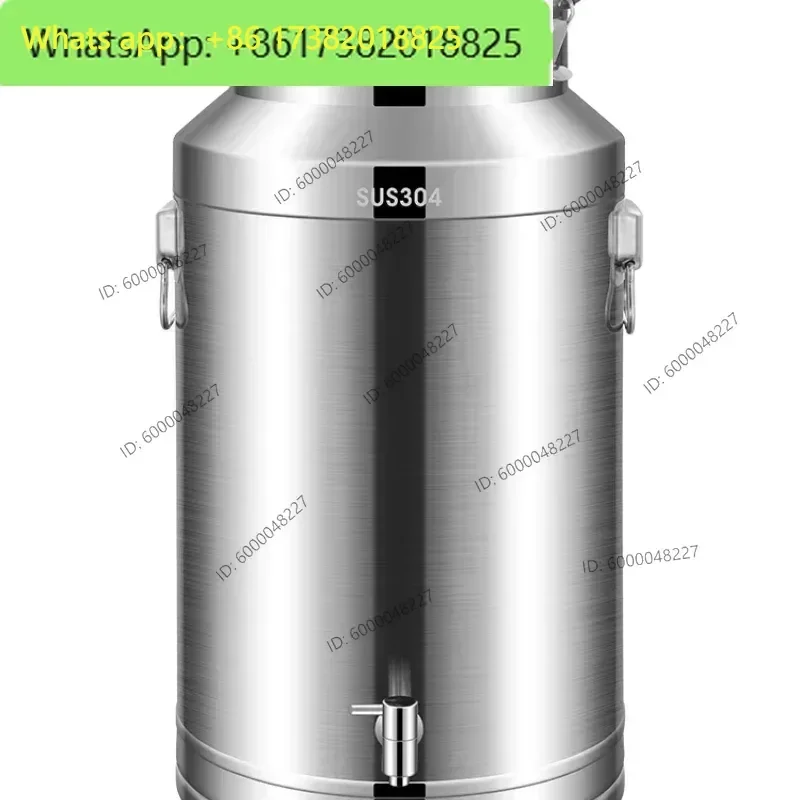 Direct sales304 Stainless Steel Oil Barrel Wine Barrel Edible Peanut Oil Thickened with Cover Sealed Jar