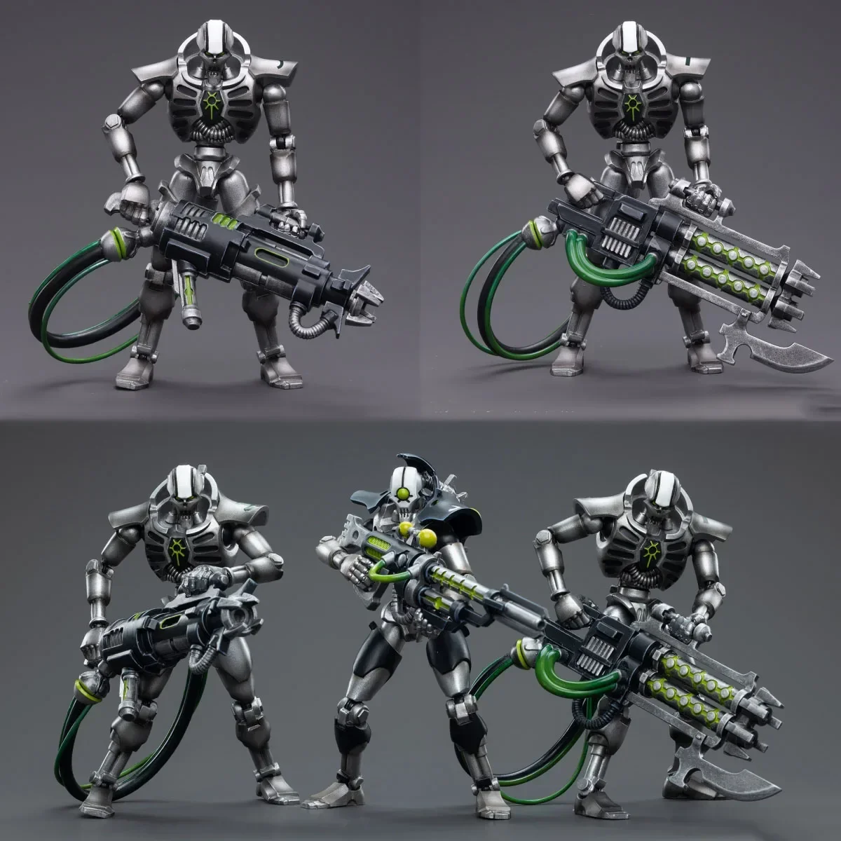 

JOYTOY Warhammer JT4768 JT4775 JT4782 1/18 Necrons Szarekhan Dynasty Immortal with Tesla Carbine For 3.75inch Action Figure