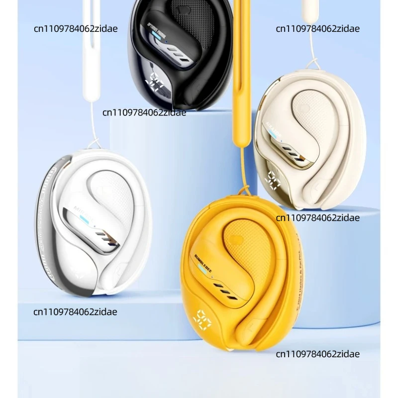 For T55 Non in Ear Bluetooth Headphones AI Smart Real Time Translation Wireless Earbuds Comfort Wear