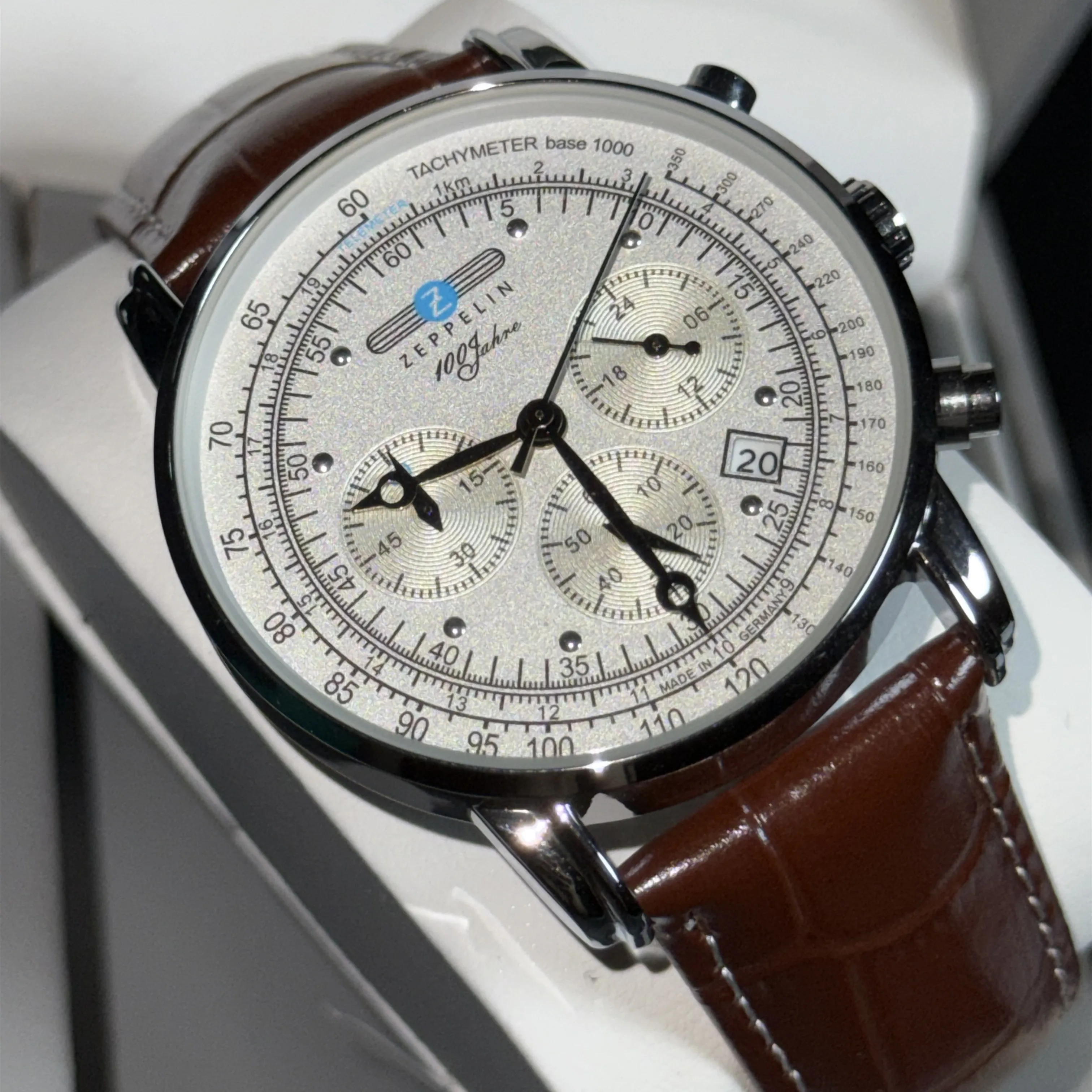 Jam Tangan Chronograph Retro Mewah Pria Zeppelin Fashion 2026 - Edisi Peringatan Klasik Otomatis Kasual Bisnis