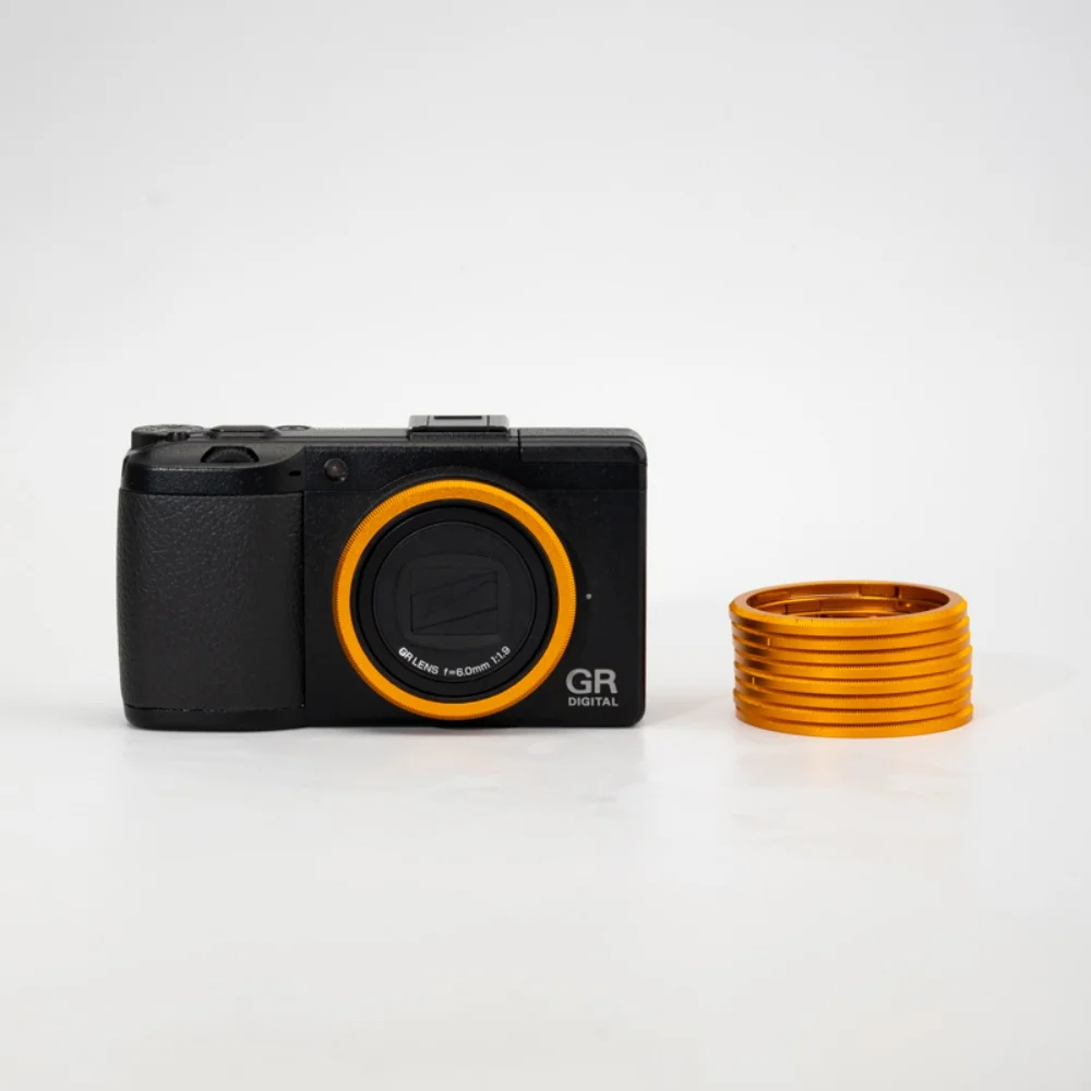 

GRD III GRD IV Metal Camera Lens Ring Lens Decorative Ring for Ricoh GRD3 GRD4 Lens Ring Photography Accessories