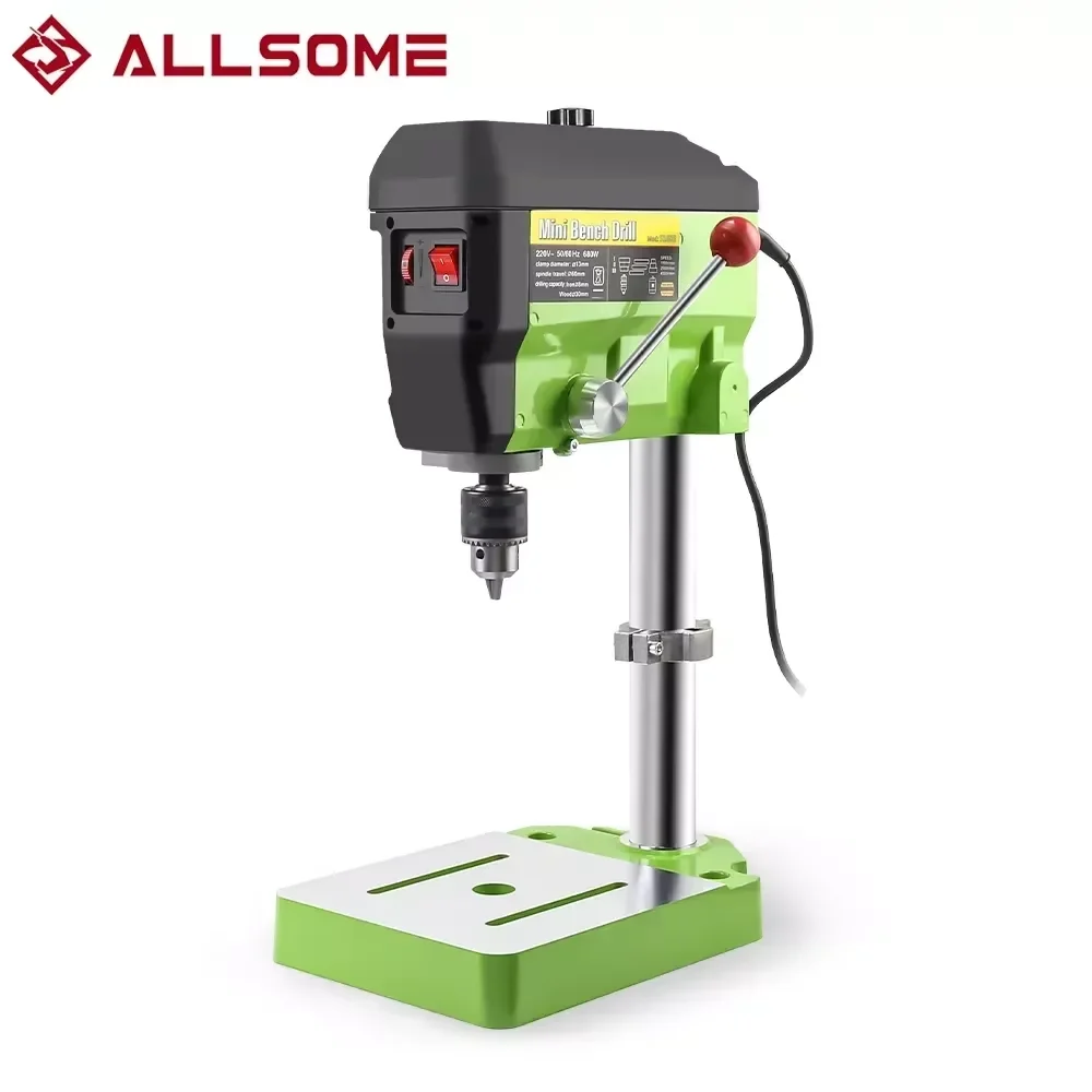

Allsome 6-Speed Benchtop Drilling Machine BG-5168E Drill Press