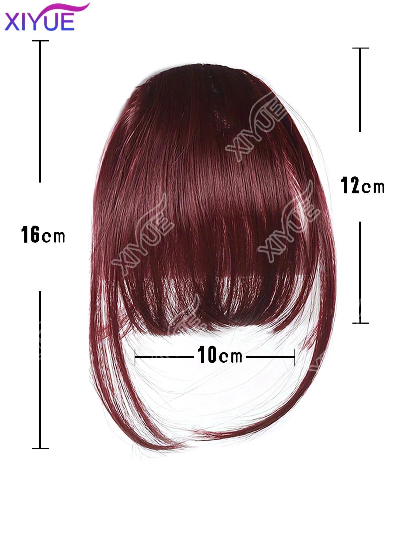 XIYUE synthetic Hair Invisible Air Bangs Hair Clip-In Extension Front Fringes Hair Pieces Air Bangs Styling Accessorie for Women