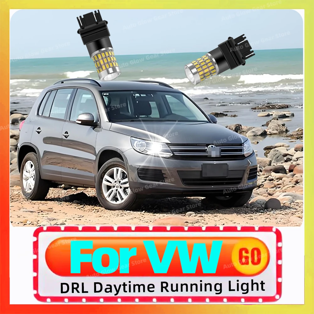 

2x светодиодные дневные ходовые огни 7443 W21/5W T20 DRL для VW Touran 5T1, EOS 1F, Polo 6C, Caddy, Touareg 7P, Beetle 5C, Passat B8 UP