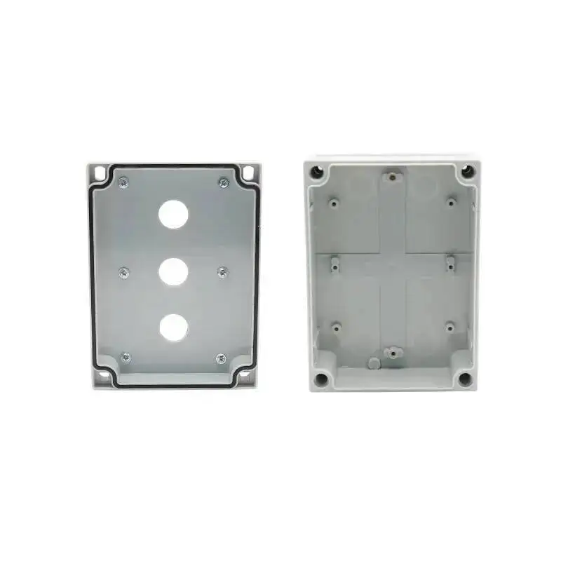 5/6/7P Outdoor Plastic Waterproof IP67 Button Switch Box With Protective Cover Power Control Protection