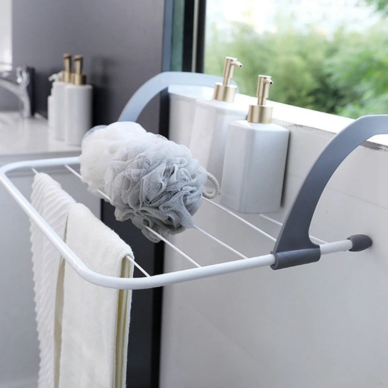 Bar Radiator Folding Airer Radiator Towel Holder Clothes Dryer Drying Rack Rail Install On Any Radiator In Any Room