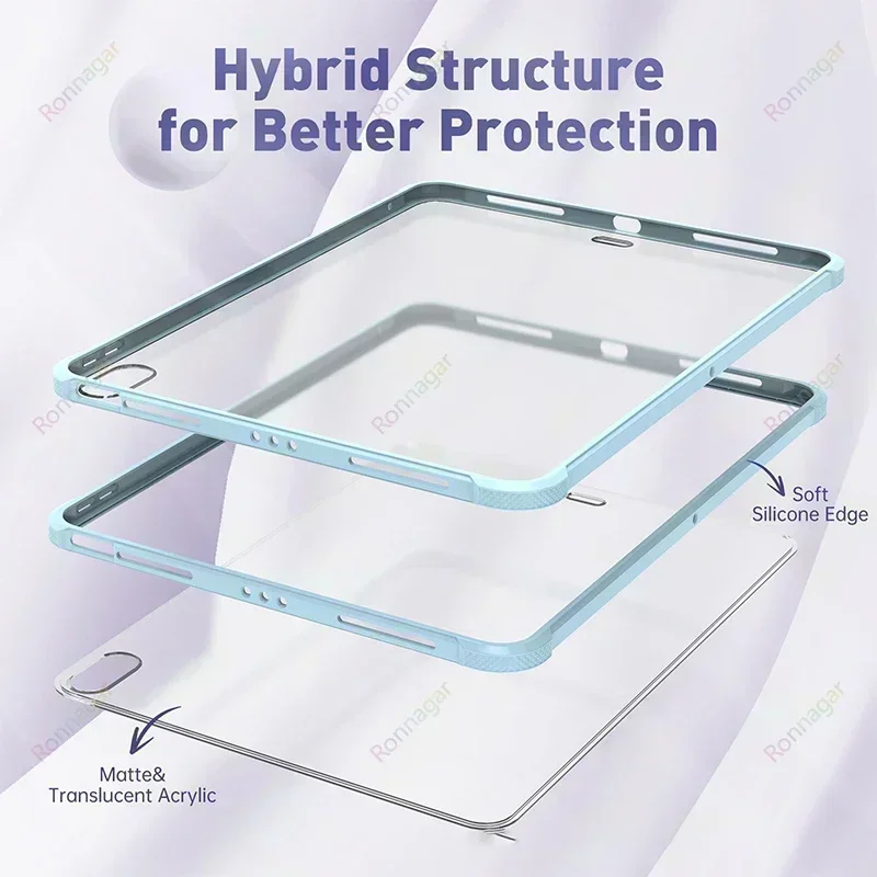 Capa tablet para redmi pad se 11 polegadas 2023 xiaomi pad 6 6pro 5 5 pro 11 Polegada capa inferior fosco duro pc mi 6 pro caso fundas