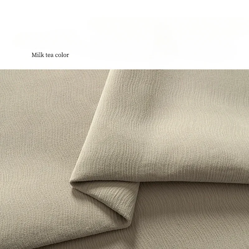 

Milk Tea Color Chenille New Blackout Curtains for Living Dining Room Bedroom Custom Size Thickened High Quality Window Curtain