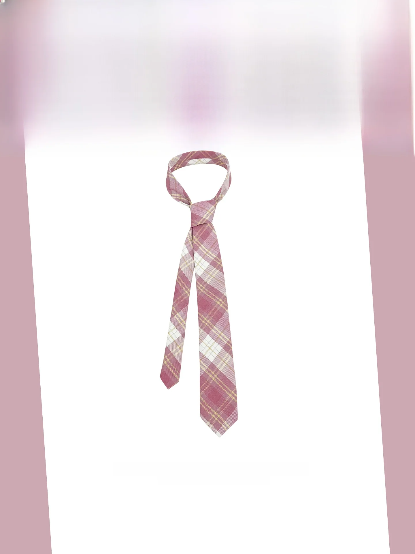 nova-gravata-xadrez-rosa-2026-feminina-estilo-casual-moda-estudantil-versao-coreana-largura-padrao-padrao-ponta-de-flecha