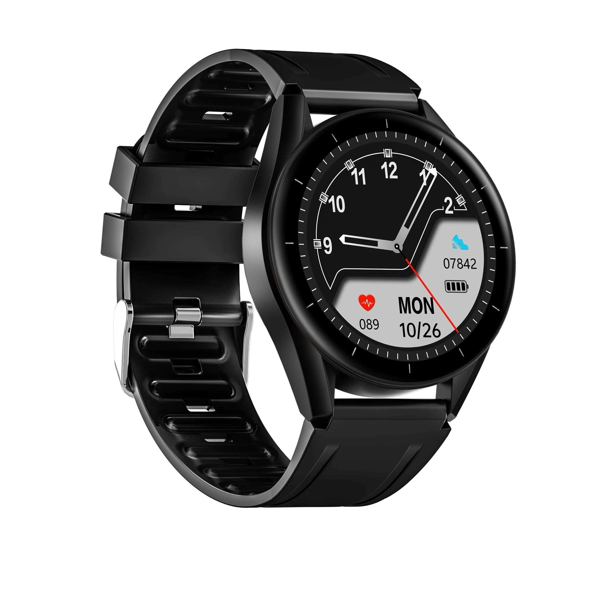 Smartwatch Fitness avec moniteur de fréquence cardiaque et de pression artérielle, bracelet intelligent pour hommes et femmes