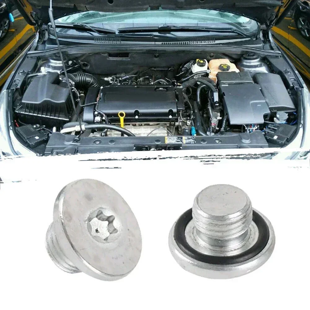 High Quality Car Accessories Oil Drain Plug Oil Pans Silver Tone 0.55\