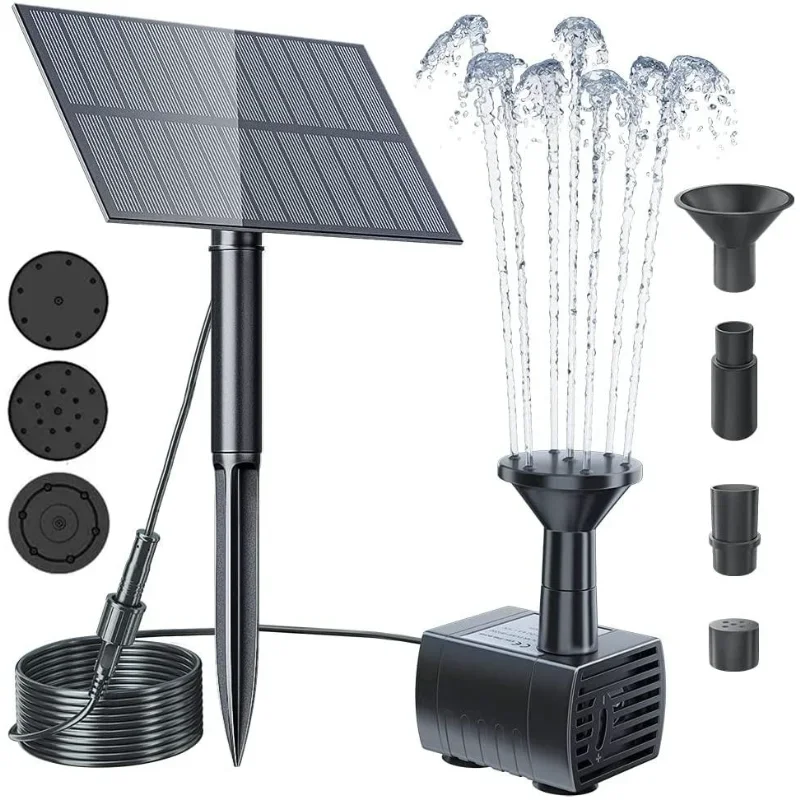 

Create An Oasis with The Solar Water Fountain Pump Kit for Your Pool or Pond