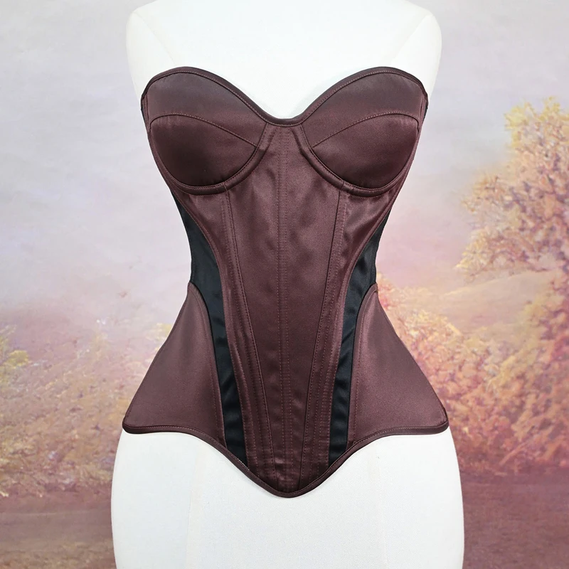 

Overbust Corset Tops for Women Sexy Lace Up Corsets and Bustiers Push Up Simming Fit Body Shaper Lingerie Tummy Control Corsets