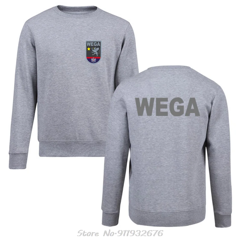 WEGA - Wien Sondereinheit Einsatzgruppe Alarmabteilung Austria Polizei Men Cotton Hoodie Casual Streetwear Harajuku Sweatshirt