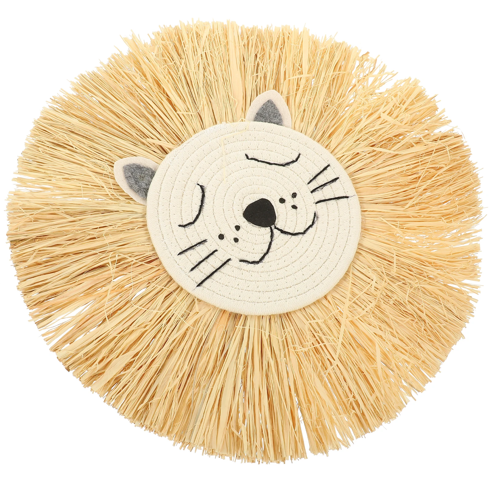 

Cartoon Decoration s Room Decorative Hanging Ornament Rustic Animal Cotton Nursery Bedroom Wall Art Living Room