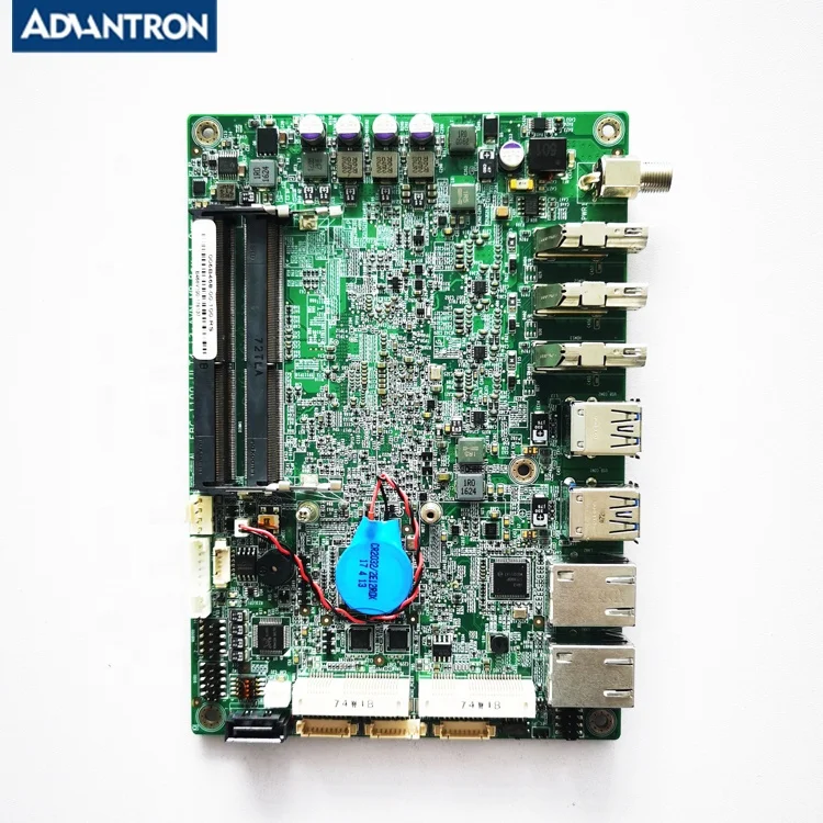 EBC-1100-ULT4-i3-AVN-MB 005B468-00-100-RS Rev.1.0 B468V100- 178137 اللوحة الأم الصناعية لوحة وحدة المعالجة المركزية وحدة المعالجة المركزية المخزون الأصلي #2