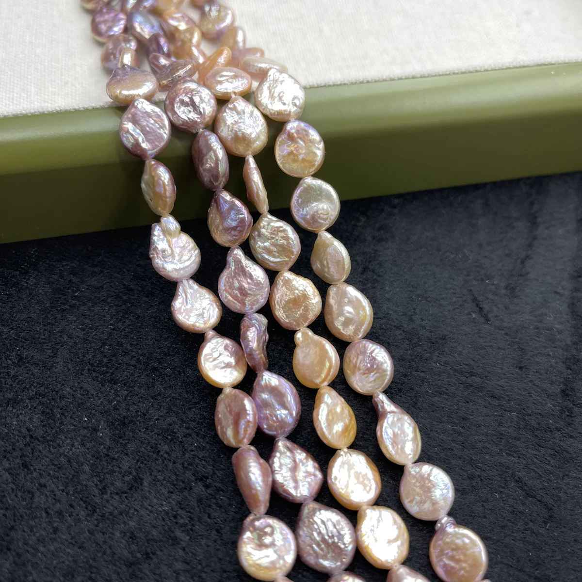 

Natural Freshwater Loose Spacer Baroque 10-11mm Button Pearls Bead for Jewelry Making Supplies DIY Necklace Bracelet Accessories