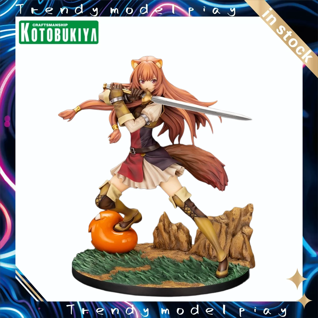 

In Stock Original KOTOBUKIYA The Rising of The Shield Hero Raphtalia 1/7 Action Figures Models Toys Gifts Collection Ornaments