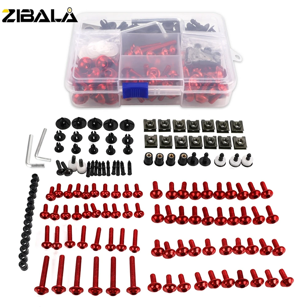 

Universal For HONDA CBR1000RR CBR1000 RR CBR 1000RR CBR 1000 RR 2004 2005 2006-2012 Full Fairing Bolt Kits Screws Accessories