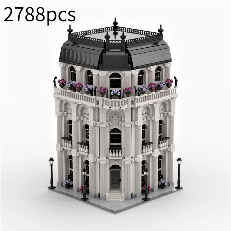 2788PCS Creative Expert Modular Building Hot Sale Street View Model Moc Modular House Building Blocks Educational Adults Toy Gif